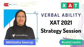 XAT 2021 Strategy Session | VARC with Abhilasha Swarup | unacademy CATalyst