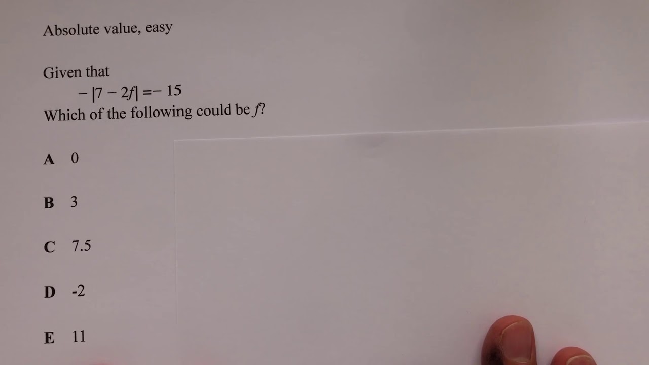 ACT SAT Absolute Value Easy 2 YouTube act-sat-absolute-value-easy-2-youtube