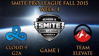SPL Fall Week 5 - Cloud 9 g2a vs. eLevate (Game 1) [Fixed Audio]