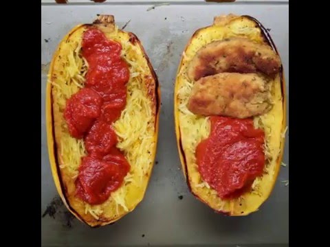 Chicken Parm Stuffed Spaghetti Squash Youtube