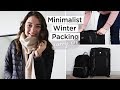 MINIMALIST WINTER PACKING | 10 days in a carry-on