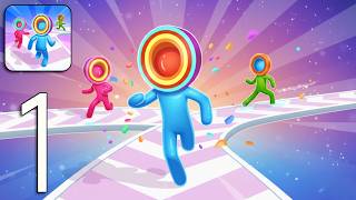 Layer Man 3D: Run &amp; Collect - Gameplay Walkthrough Part 1 Tutorial NEW Mobile Game (Android, iOS)