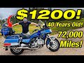 I Bought a Motorcycle Painted by Bob Ross for $1200!