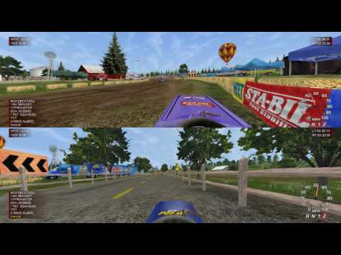 Видео: Lawnmower Racing Mania 2007 - Гонка 3 - С Ванзиком