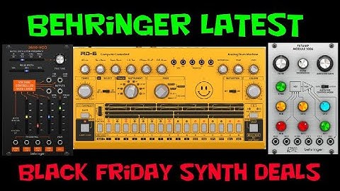 Latest Behringer Black Friday Deals 18 November 2025