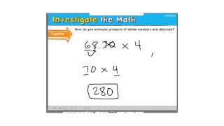Chapter 6 Lesson 1 Estimate products of whole number and decimal pptx