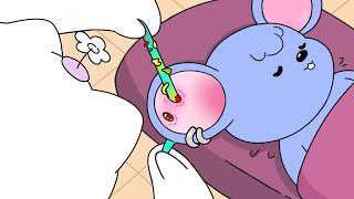 Mizu Helps Chiko Reopen an Ear Piercing | Relaxing ASMR Animation | Life in Shirakawa