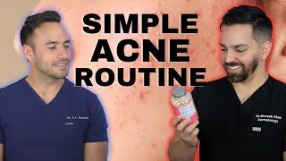 SIMPLE ACNE ROUTINE FROM A DERMATOLOGIST | Doctorly Routines