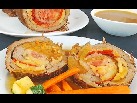 Aleta de Ternera rellena EN OLLA EXPRÉS , de carne , patatas y pimientos , un clásico en navidad hqdefault