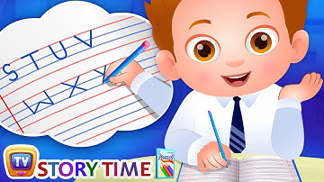 ChaCha Learns to Write - ChuChuTV Storytime Good Habits Bedtime Stories for Kids