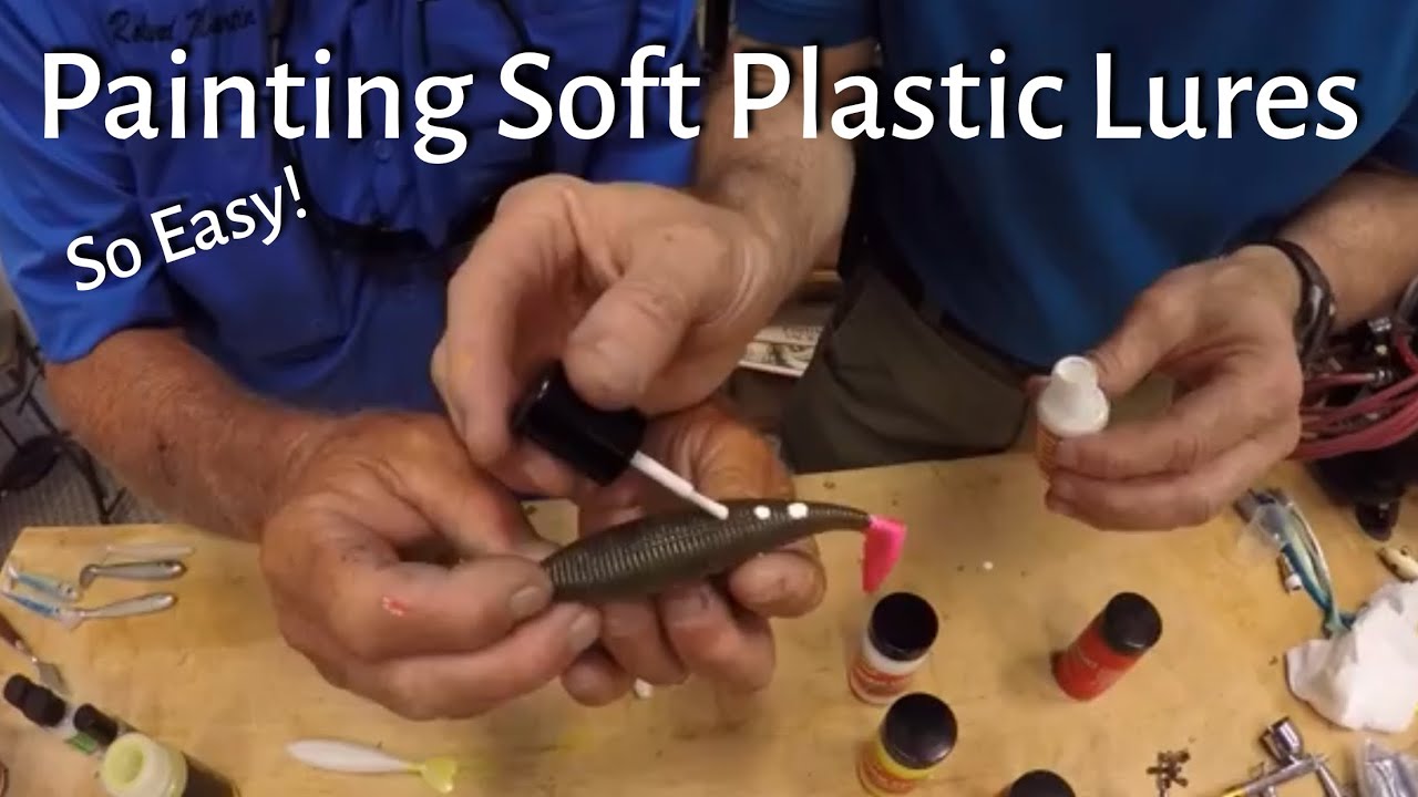 Make Custom Colored Soft Plastic Fishing Lures - So Easy! 