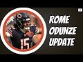 Rome Odunze Update!