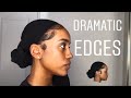 DRAMATIC EDGES AND HEAD WRAP USING A SHIRT 2019 Winter protective style