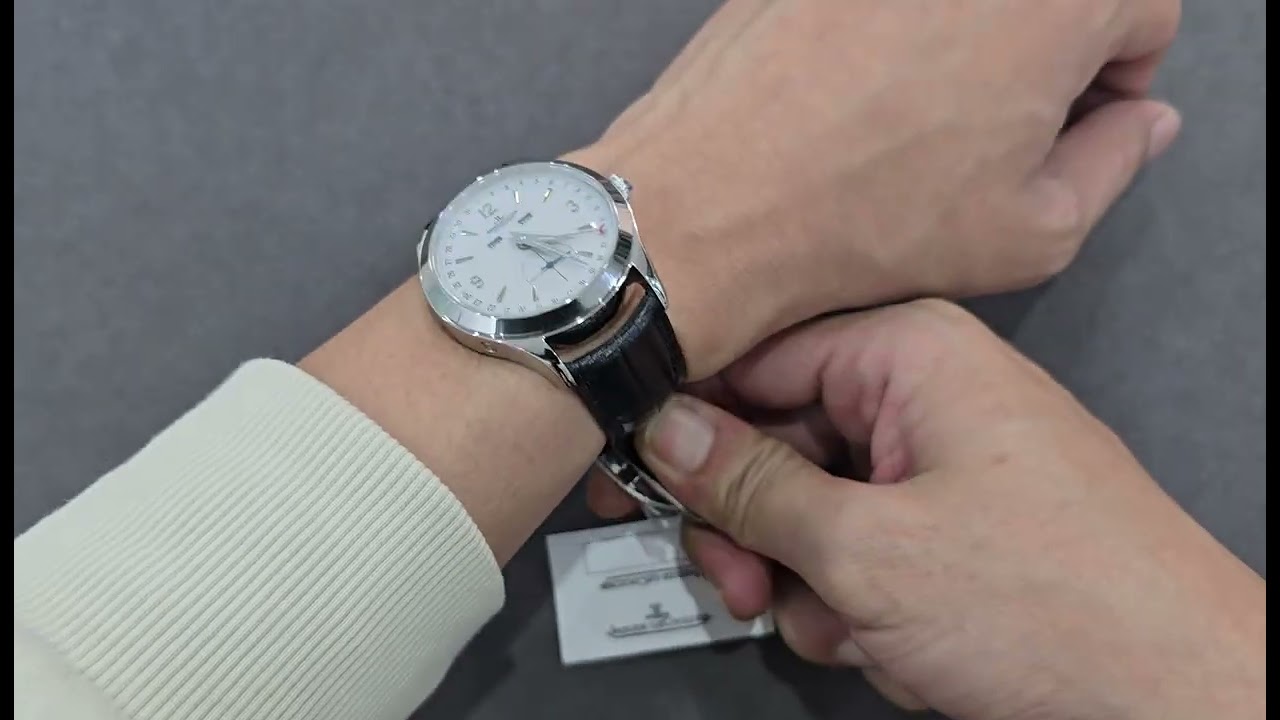 Review JLC master control calender size 39mm mặt xám xi măng siêu nổi bật đến từ nhà máy zf