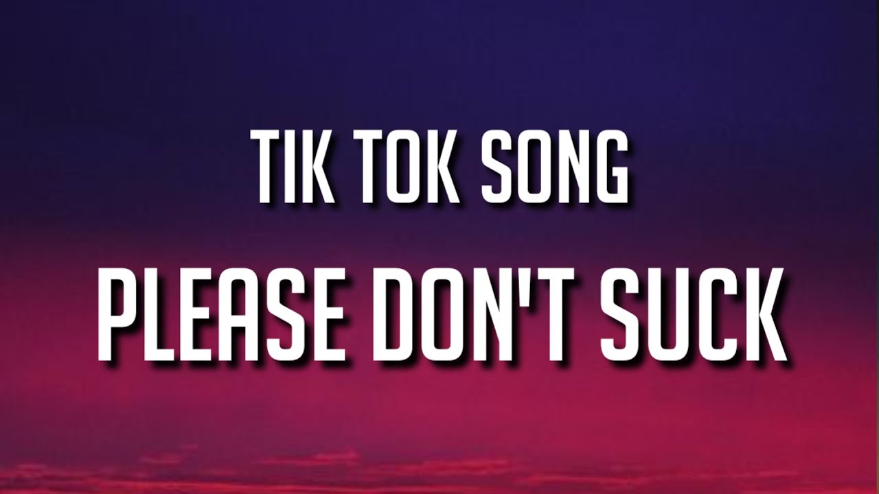 Noa Kirel - Please Don't Suck (Lyrics) [Tiktok] | Please don't suck 'Cause I've been let down enough