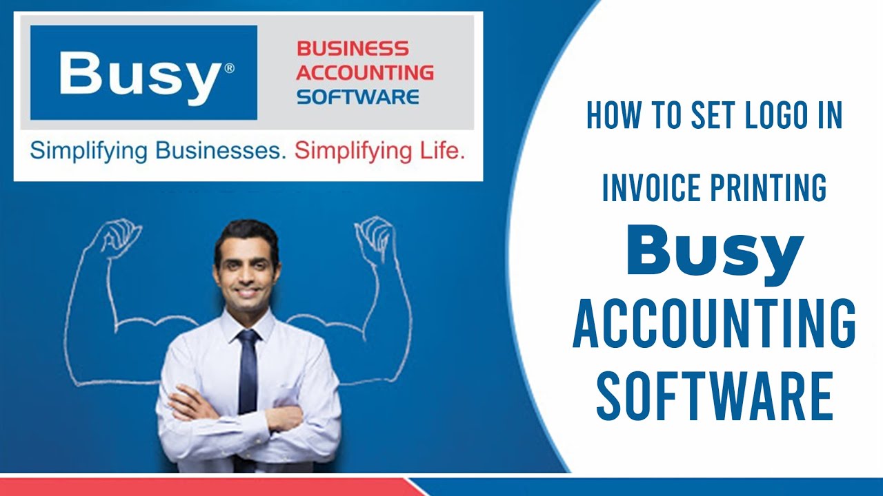 How to Set Logo in Invoice Printing Busy Accounting | Busywin Accounting Software | GSTax Update