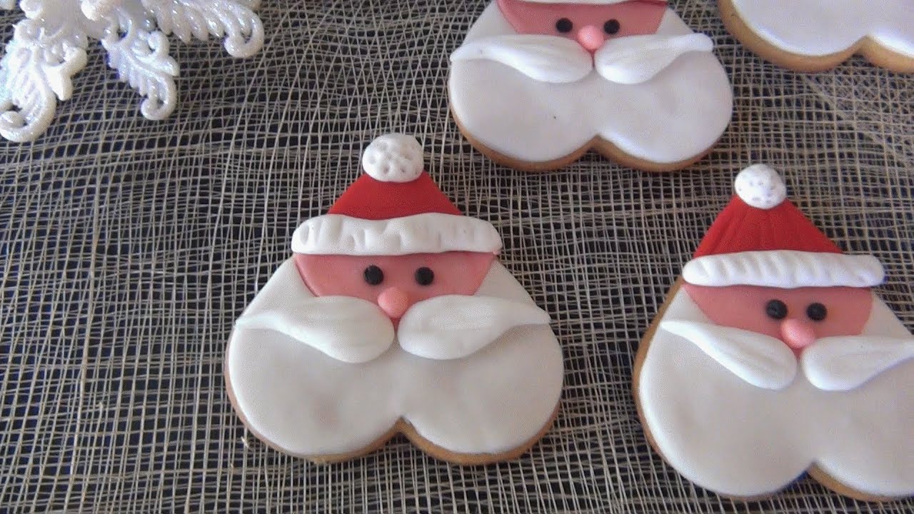 Biscotti Di Natale Uccia3000.Biscotti Babbo Natale Ricetta Facile E Veloce Youtube