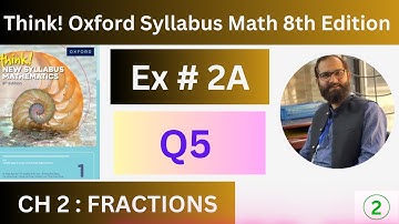 Exercise 2A Question 5 Oxford Think New Syllabus 8th Edition Math D1 Solutions I Math Community I