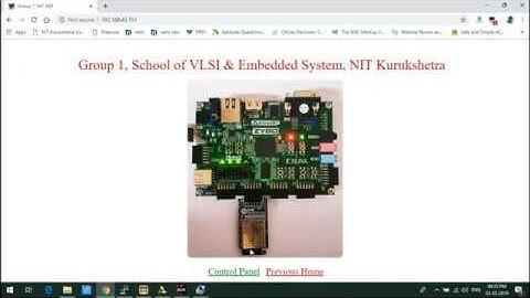 Zybo FPGA Board Based IoT Server and On-board LED and Switch Control