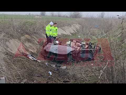 Trei persoane decedate într-un accident rutier la ieşire din localitatea Cuza Vodă. U