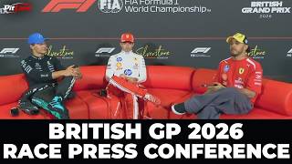F1 Drivers Post Race Press Conference | British Grand Prix 2026