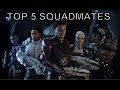 TOP 5 Squadmates in Mass Effect Andromeda