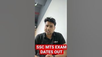 SSC MTS EXAM DATES OUT #sscadda247 #shorts #mtsexamdates #mtsexam2021