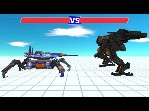 Spider BOSS VS. Mech BOSS ARBS - Animal Revolt Battle Simulator Mobile