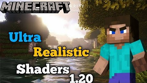 Ultra realistic shader for minecraft pe 1.19 1.20 || RTX shaders with render dragon ||#minecraft
