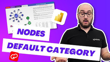 Default Category Nodes For Power BI Network Charts: Drill Down Network PRO | Part 6