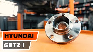 Sostituzione Cuscinetto mozzo posteriore e anteriore HYUNDAI: manuale tecnico d'officina