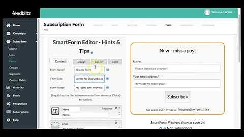 Welcome to FeedBlitz