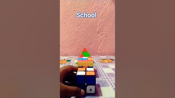 The class vs Homework vs The Test "Part 2"#shorts #cubemaster