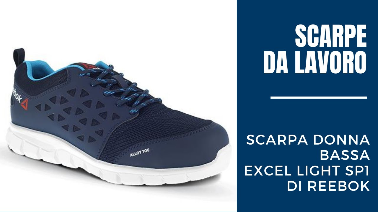 Scarpa da lavoro Bassa Excel Light Sp1 di Reebok – Scarpa antinfortunistica  donna 