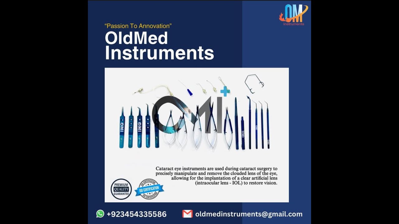 21pcs Ophthalmic Micro Surgery Set Kit for Cataract Eye | OldMed Instruments