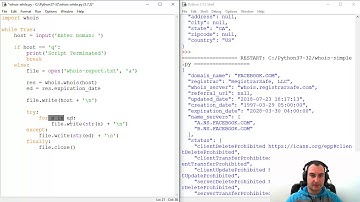 Domain WHOIS Bulk Lookup Tool - Python Script