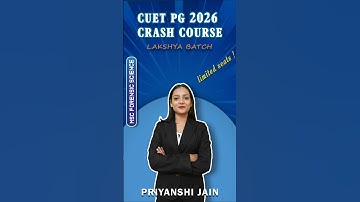 CRASH COURSE CUET PG 2026MSc Forensic Science ✨🔥 "Lakshya batch" #cuetpg2026 #forensicscience
