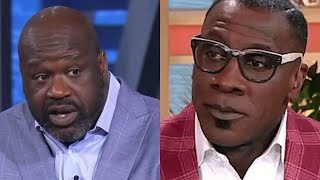 SHAQ THREATENS TO EXPOSE HOW SHANNON SHARPE SOLD OUT TO GET ON AFTER SHAY CALLS HIM A HATER!