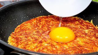 ONLY 3 INGREDIENTS Quick breakfast in MINUTES Better than fried potatoes Delicious egg recipe