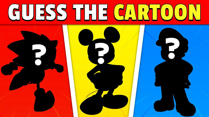 Guess the CARTOON character by its SHADOW 🏰🐰👸🏼 Cartoon Silhouette Quiz