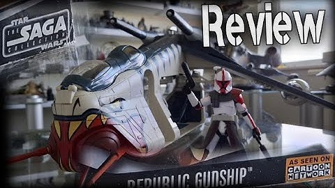 The Saga Collection REPUBLIC GUNSHIP | Star Wars 3.75 CLONE WARS