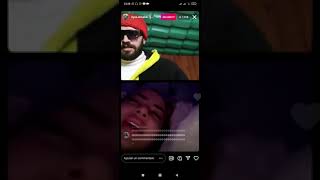 live ilyas elmaliki 🔻 ghizlane xo | لايف إلياس المالكي و غزلان 🤣🥁