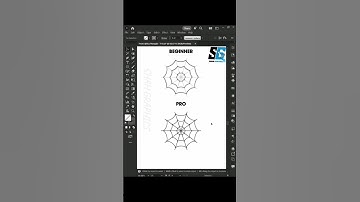 Adobe Illustrator 2025 - Tips to Draw a Spider web like a PRO #shahgraphics #gfxmentor #shorts