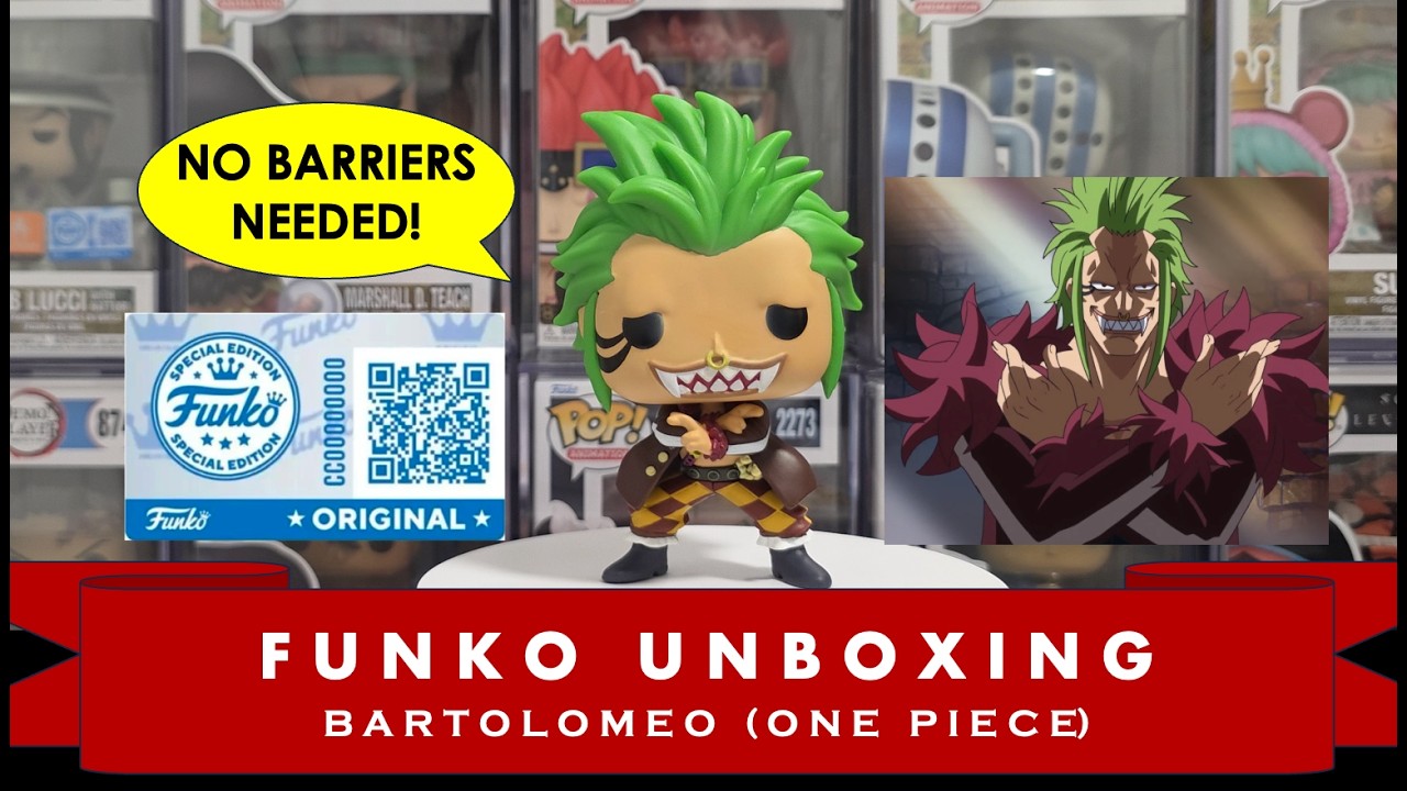 Funko Pop Unboxing: One Piece - Bartolomeo (Special Edition