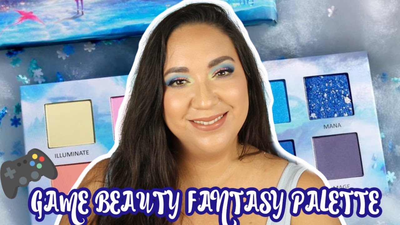 TRYING THE NEW! GAME BEAUTY FANTASY PALETTE! SWATCHES + LOOK!