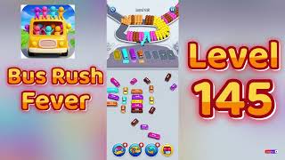 Bus Rush Fever Level 145 Walkthrough 🚍🔥 | Fun Traffic Puzzle Challenge | Mini Boss screenshot 4