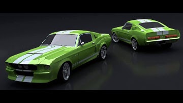 Shelby GT500 Classic recreations 3D model from CGTrader.com