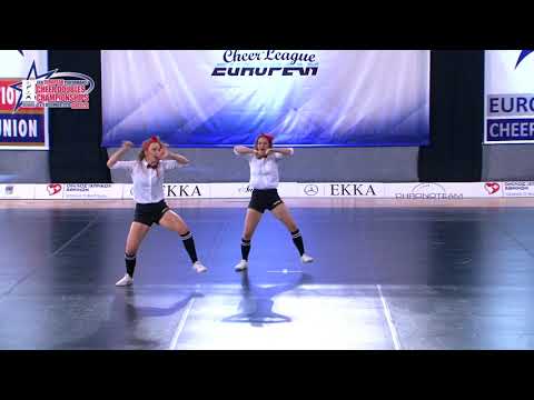 21 SENIOR DOUBLE CHEER HIP HOP Brandes   Koch HORNETS LADIES GERMANY