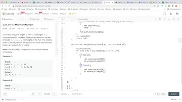 【每日一题】321. Create Maximum Number, 7/5/2020