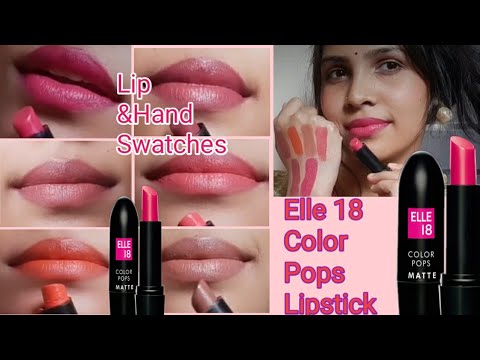 Video: 15 Beste Elle 18 Color Boost Lipstick Shades Priser Og Anmeldelser
